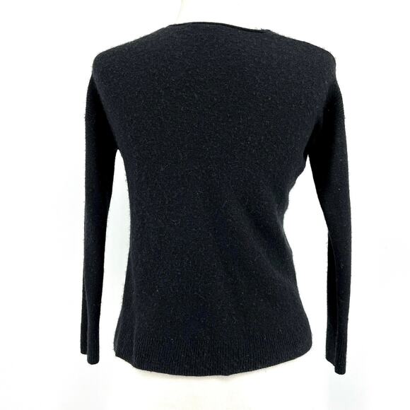 Madewell Women’s XS Black Merino / Alpaca Viscose Blend Round Neck Sweater - Picture 2 of 6